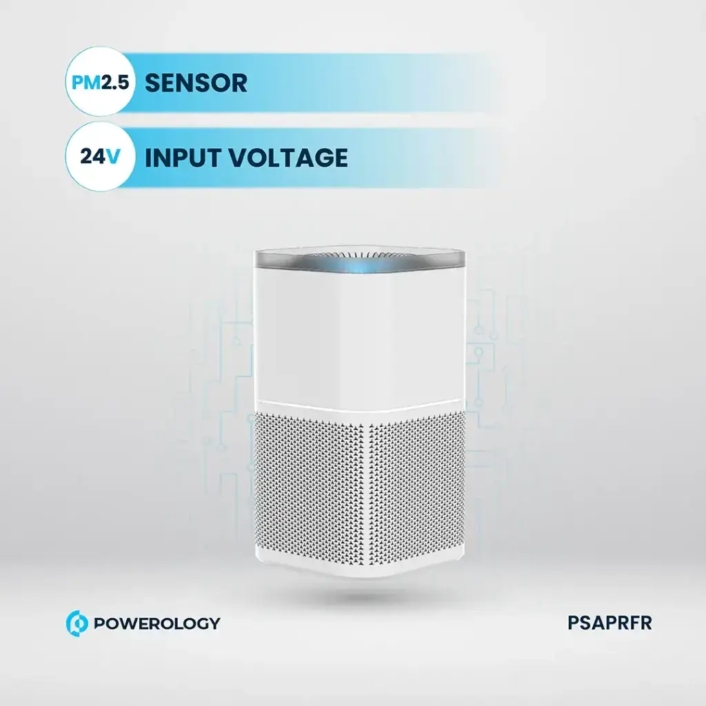 Powerology Smart Air Purifier Eliminate Odor & Smoke - White (1)