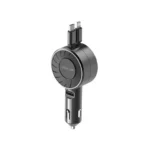 شارژر فندکی 50 وات فست شارژ گرین لاین Green Lion Telescopic 50W Car Charger GNTECC50WBK