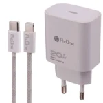 شارژر دیواری 20 وات پرووان مدل PWC540 به همراه کابل لایتنینگ