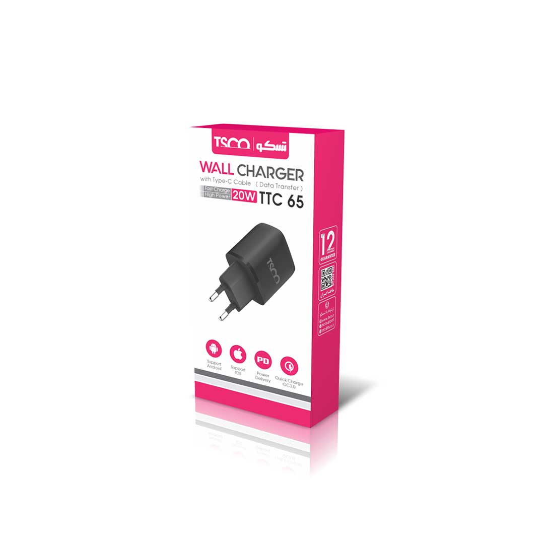 شارژر دیواری تسکو مدل TTC 65 (5)