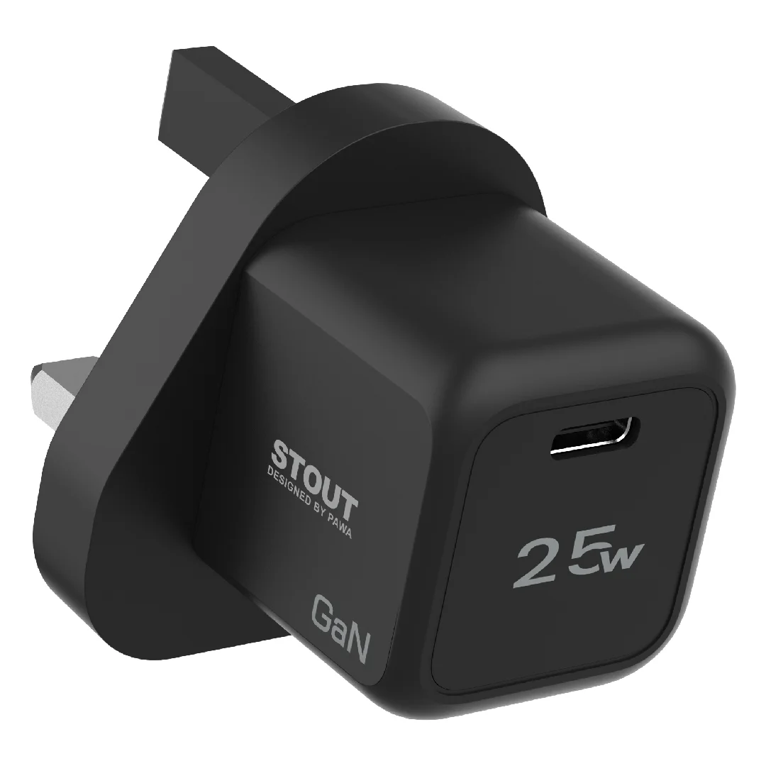 شارژر دیواری پاوا Pawa Stout GaN Travel Charger 25W