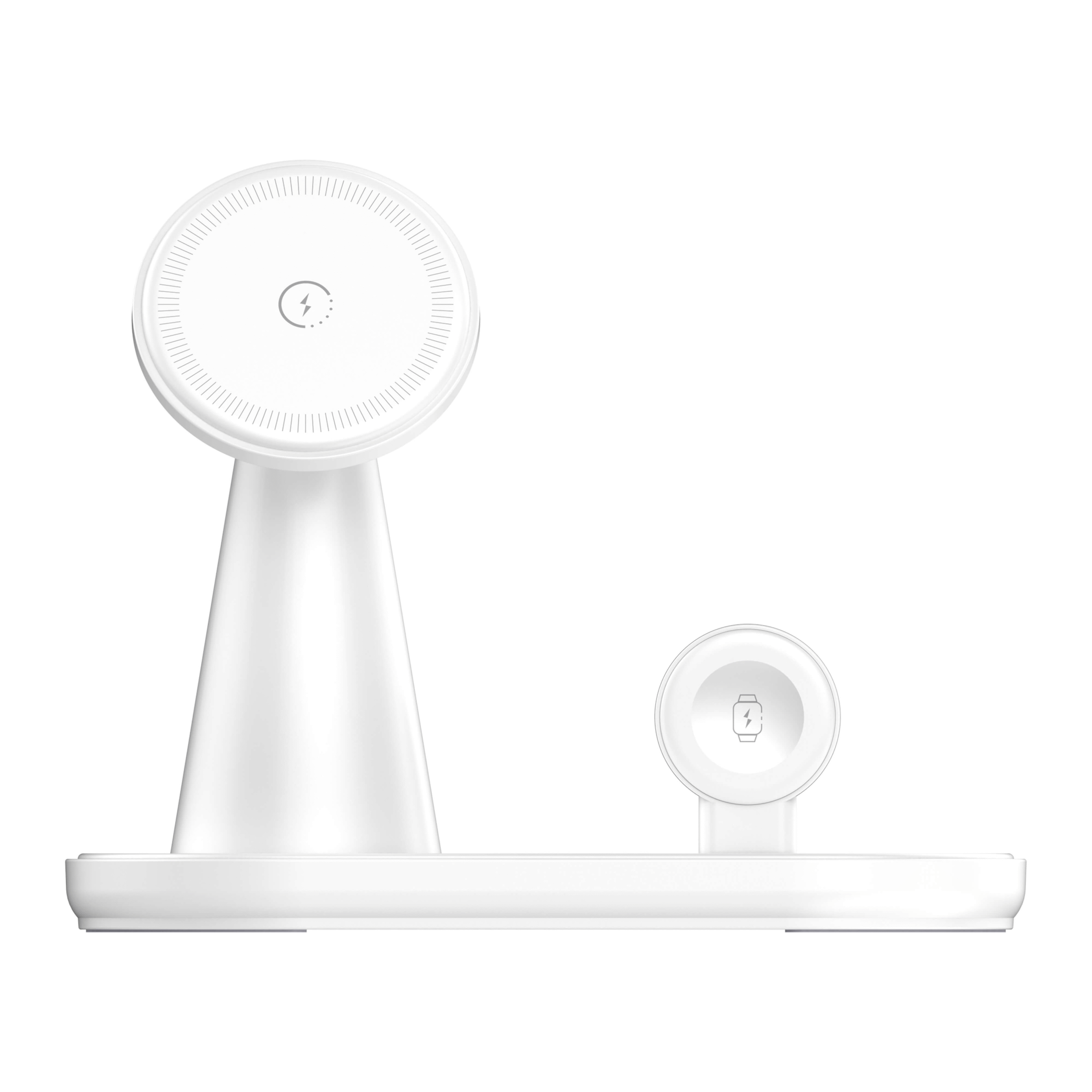 شارژر وایرلس رومیزی الدینیو LDNIO WL 01 سه کاره (گوشی، ساعت، ایرپاد) با توان 25.5 وات و چراغ LED (2)