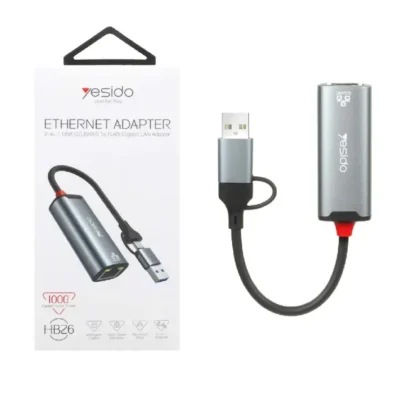 هاب 2 پورت یسیدو USB3.0 مدل HB26