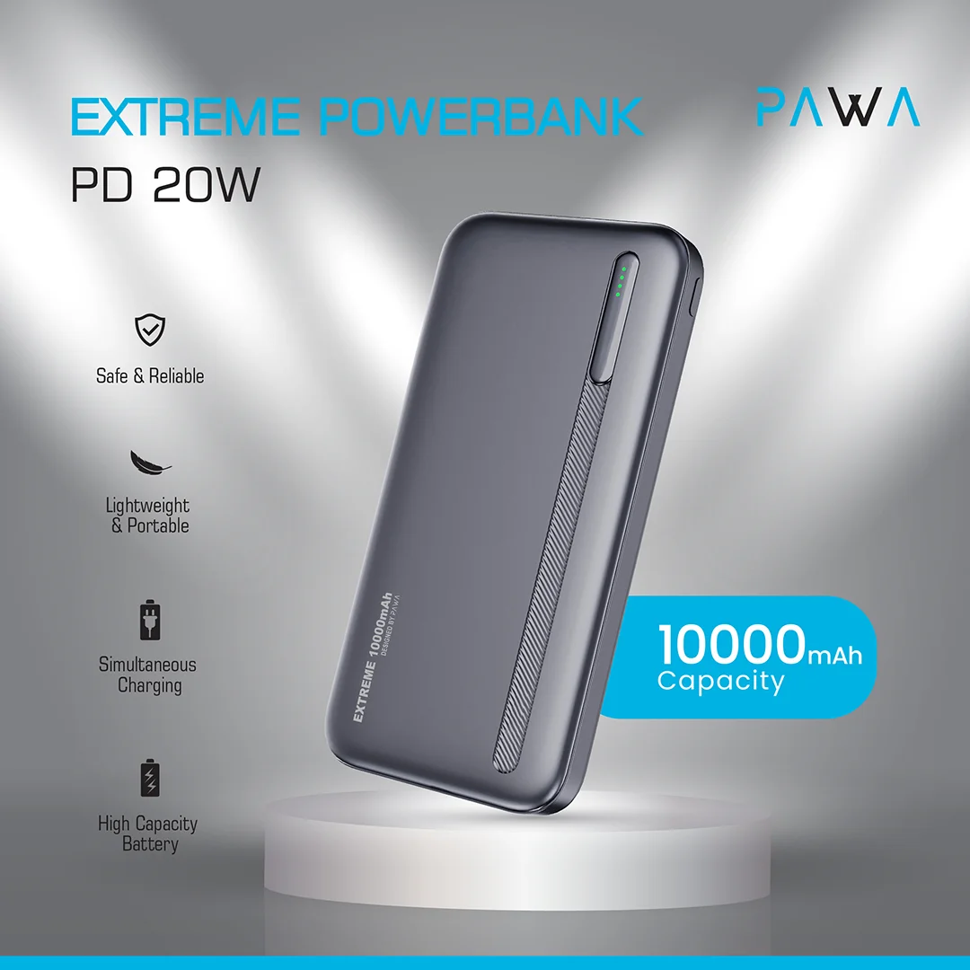 پاوربانک پاوا مدل Extreme PD20W ظرفیت 10000 میلی آمپر ساعت (4)