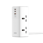 چندراهی و محافظ برق الدینیو LDNIO SC4383 با توان 70 وات USB و 2500 وات AC