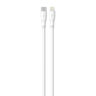 کابل تایپ سی به لایتنینگ 20 وات پاوا Pawa مدل PW-12PVCCTOL-WH به طول 1.2 متر