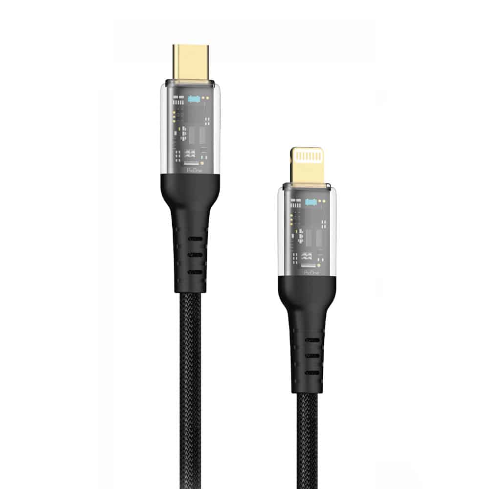 کابل تبدیل USB-C به Lightning پرووان مدل PCC114 طول 1 متر (1)