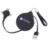 کابل تبدیل USB به USB-C / microUSB / لایتنینگ پرووان مدل PCC108R طول 1 متر - Image 2
