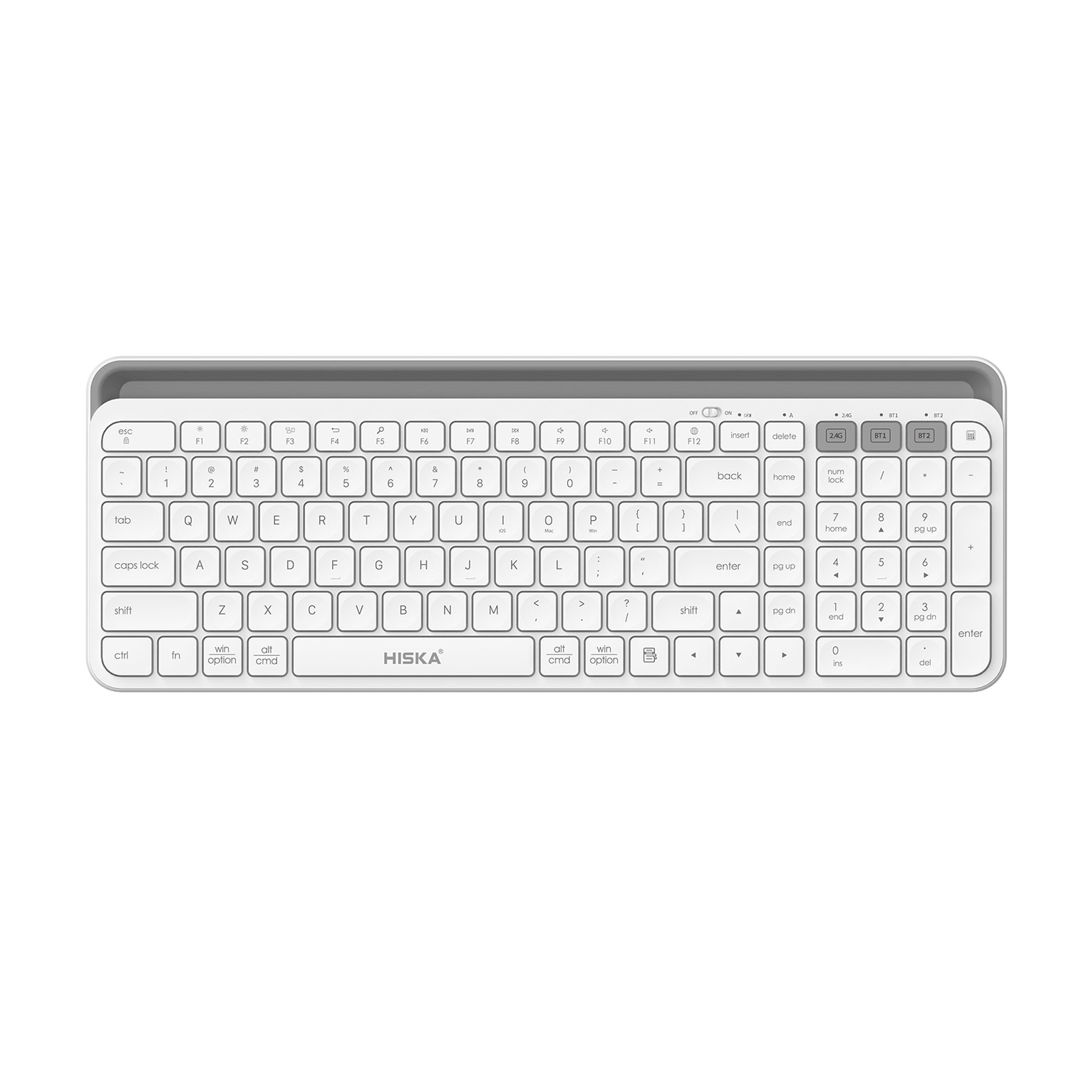 کیبورد بی سیم هیسکا مدل HX-KE255