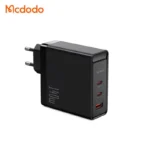 شارژر آداپتور دیواری 3 پورت 140 وات مک دودو مدل MCDODO CH-2911 GaN5 Pro