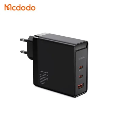 شارژر آداپتور دیواری 3 پورت 140 وات مک دودو مدل MCDODO CH-2911 GaN5 Pro