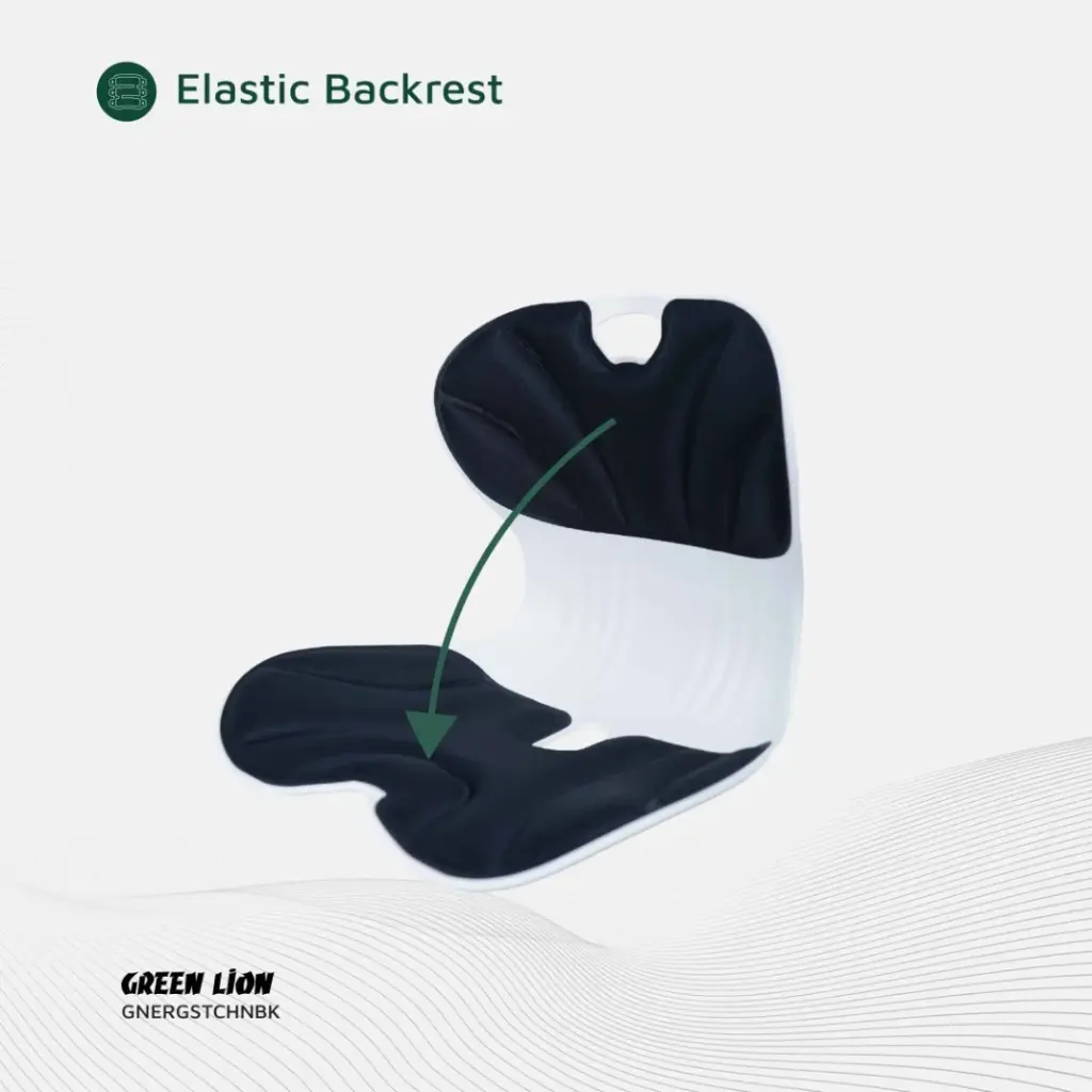 Green Lion Ergo Seat Cushion - Black (3)