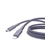 کابل 1.2 متر USB C به Lightning پاورولوژی Powerology Braided Type-C to Lightning Cable 1.2M P23BRCL12