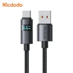 کابل شارژ سریع USB به تایپ سی 100وات 6 آمپر دارای نمایشگر دیجیتال طول 1.2متر مک دودو مدل MCDODO CA-6520