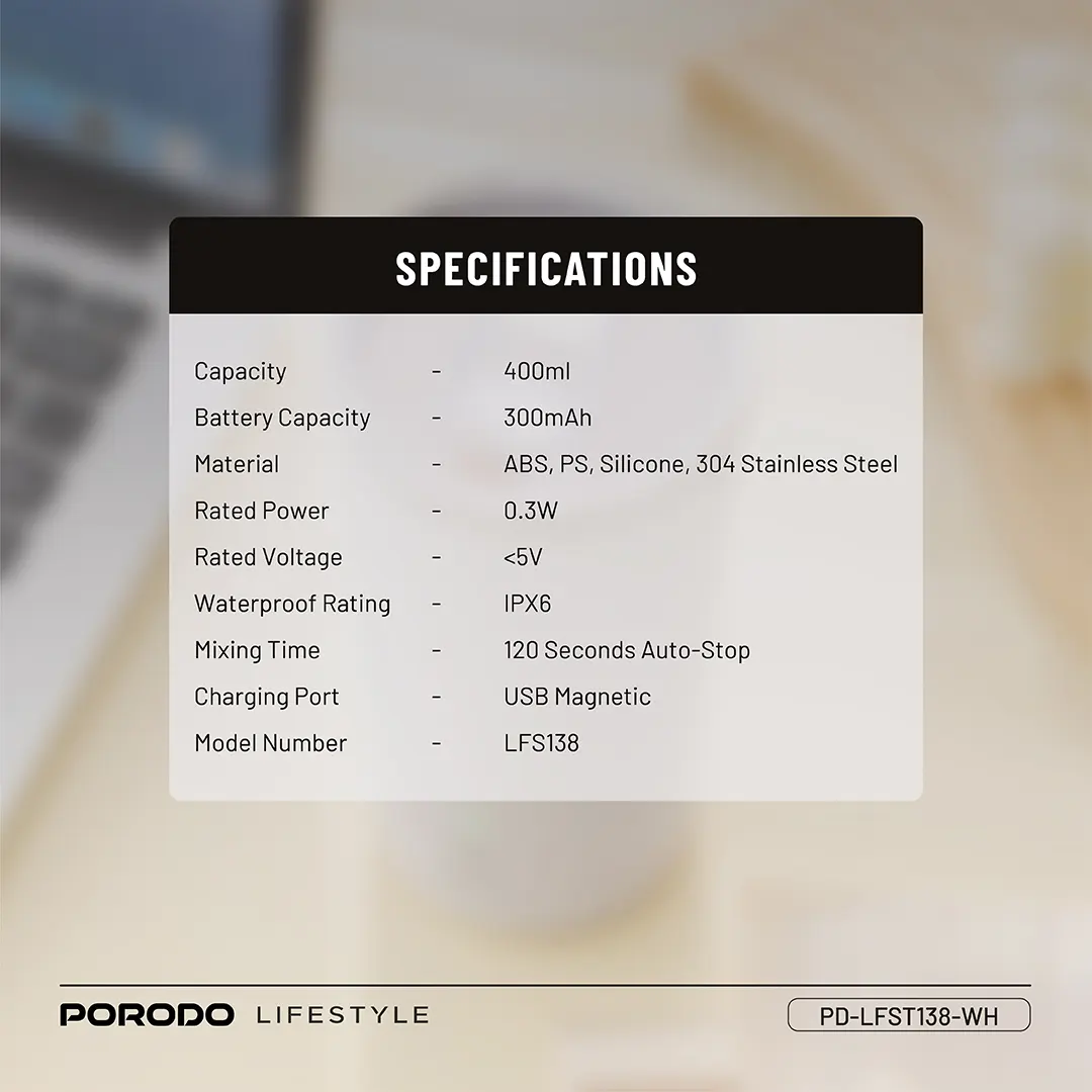 Porodo Lifestyle Auto-Stirring Insulated Mug (5)