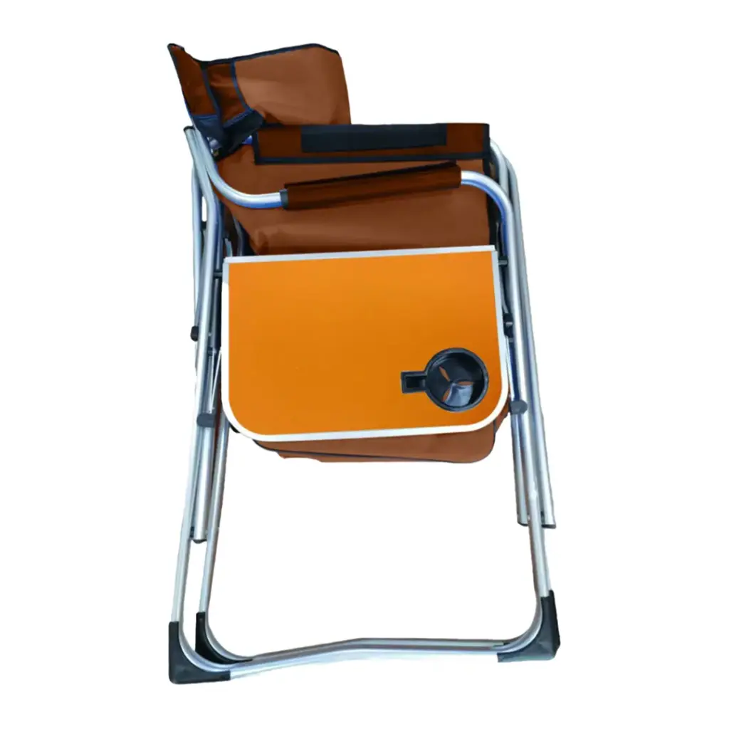 Porodo Lifestyle Outdoor Folding Director Chair - Brown (1)