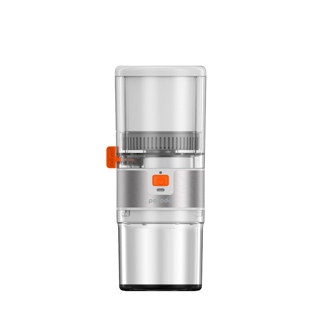 Porodo Lifestyle Portable Slow Juicer 55W - White - Orange (1)