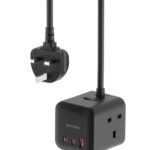 شارژر برق چند پورت پرودو مدل Porodo Multi-Port GaN Power Cube Charger PD-FWCH017