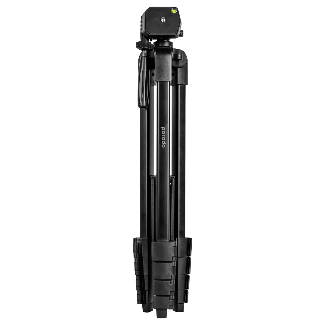 Porodo Professional Gimbal Tripod - Black (1)