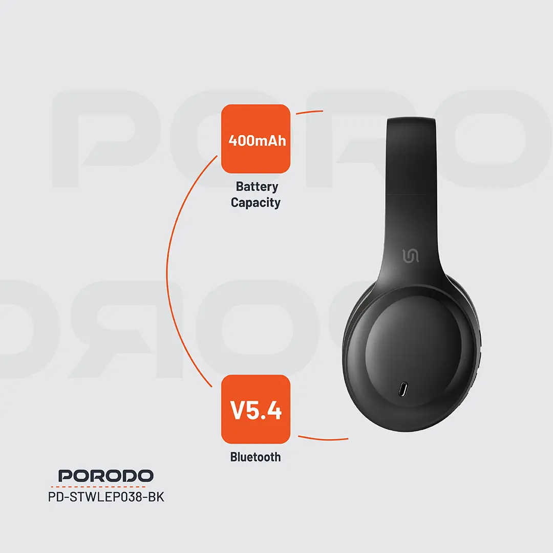 Porodo Soundtec PRIMO Wireless Headphone (3)