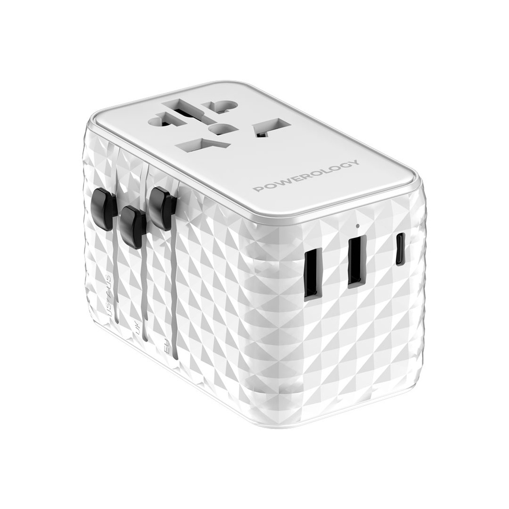 Powerology GaN Universal Charger Retractable Type-C Cable (9)