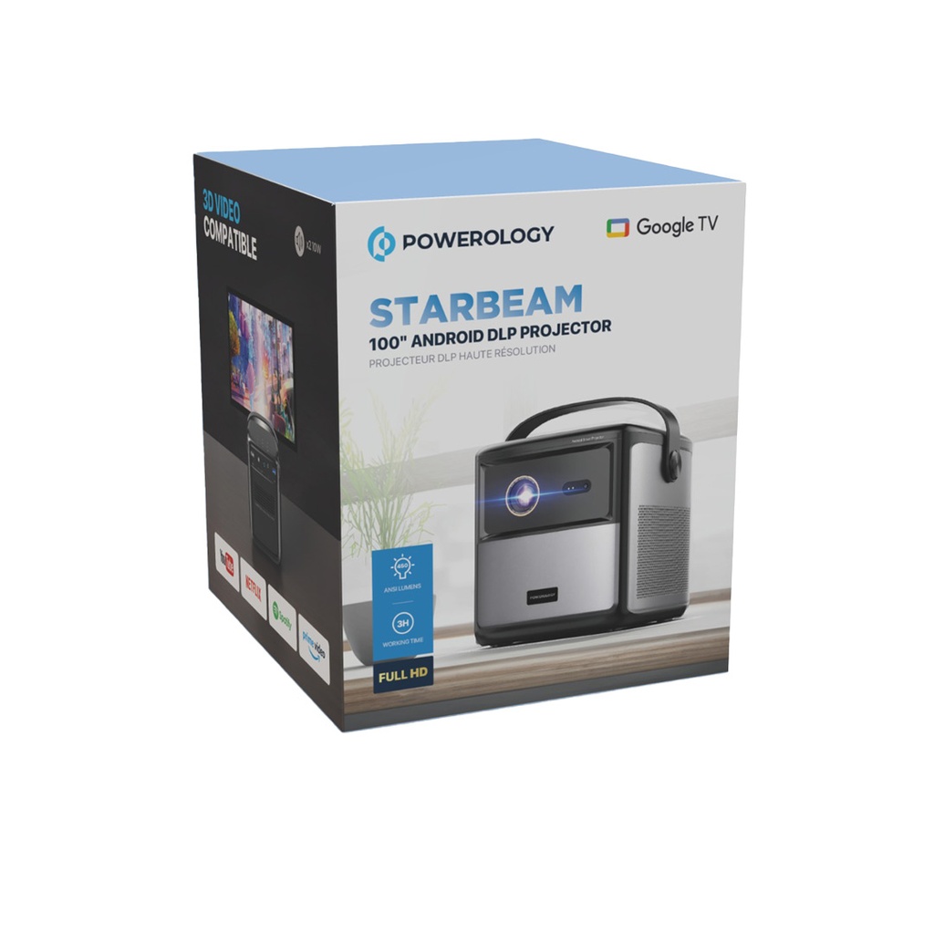 Powerology Starbeam 100_ Google DLP Projector - Black (3)