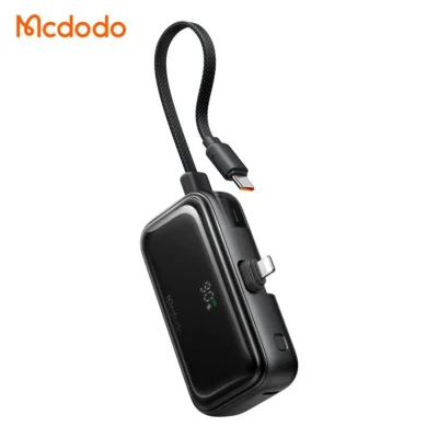 پاوربانک 22.5 وات 5000 هزار پورت لایتنینگ و کابل تایپ-سی مک دودو مدل MCDODO MC-7800
