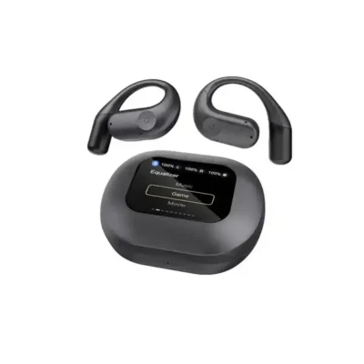 هدفون بی سیم نمایشگردار پاورولوژی Powerology Air Conduction ENC TWS Earbuds PWLAU007