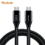 کابل شارژ و انتقال تصویر 100 واتی دو سر تایپ سی طول 1.2متر مک دودو مدل MCDODO CA-7132