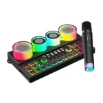 اسپیکر و میکسر صوتی به همراه میکروفن پرودو مدل Porodo Soundtec PD-ST21MIX Audiolink