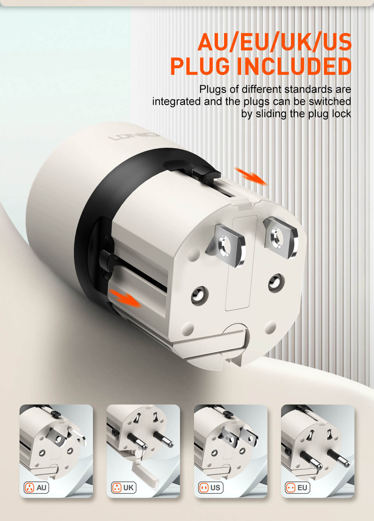 شارژر دیواری ۳۰ وات الدینیو Ldnio مدل Q2319 (9)