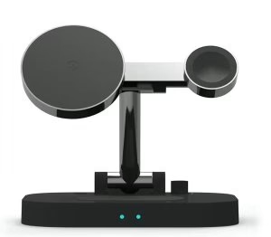 استند و شارژر وایرلس چندکاره اوی Awei مدل W22 توان 15 وات با قابلیت شارژ اپل واچ
