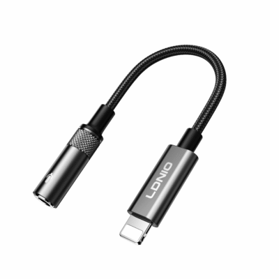 مبدل لایتنینگ به جک ۳.۵ میلی‌متری الدینیو Ldnio مدل LS-T90i: کیفیت صدای پایدار با سیم مسی خالص