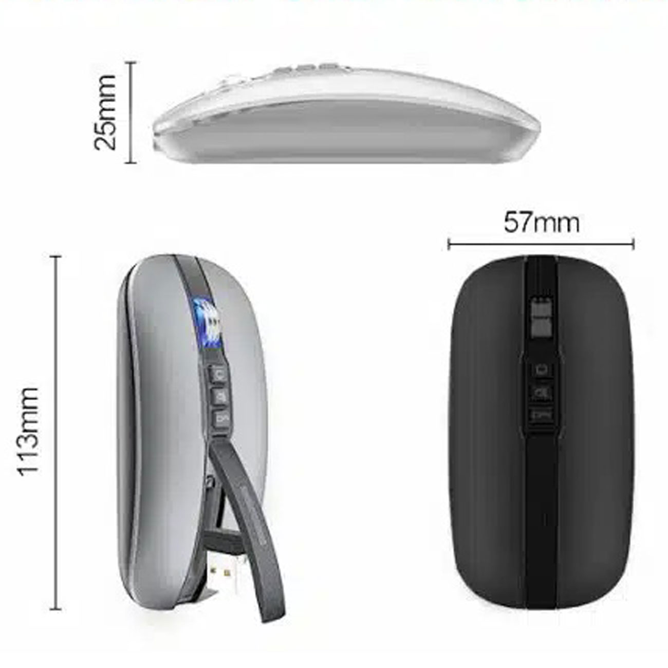 موس بی سیم دو حالته کوتتسی 84009 (2)