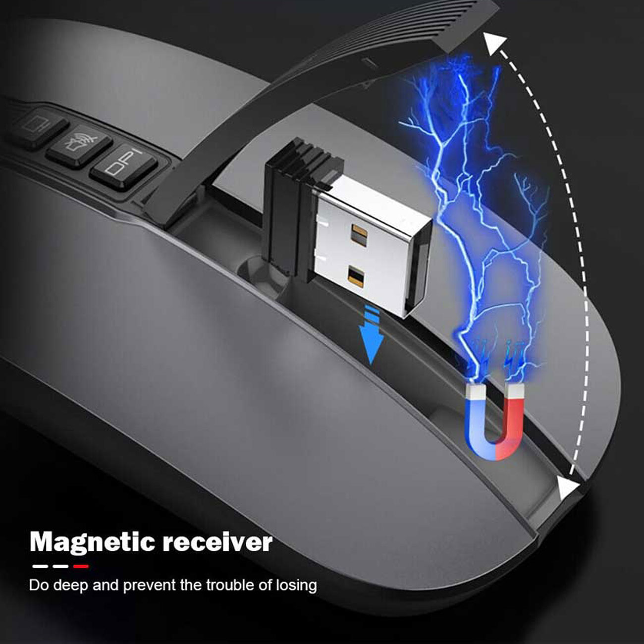 موس بی سیم دو حالته کوتتسی 84009 (5)