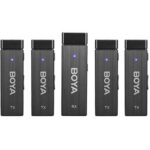 میکروفون یقه ای بی سیم بویا مدل BY-W4