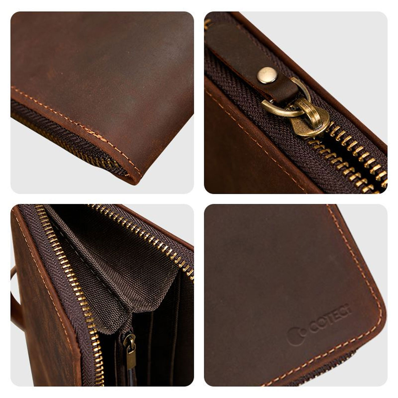 کیف پول و کیف موبایل چرمی کوتسی 14075 (4)