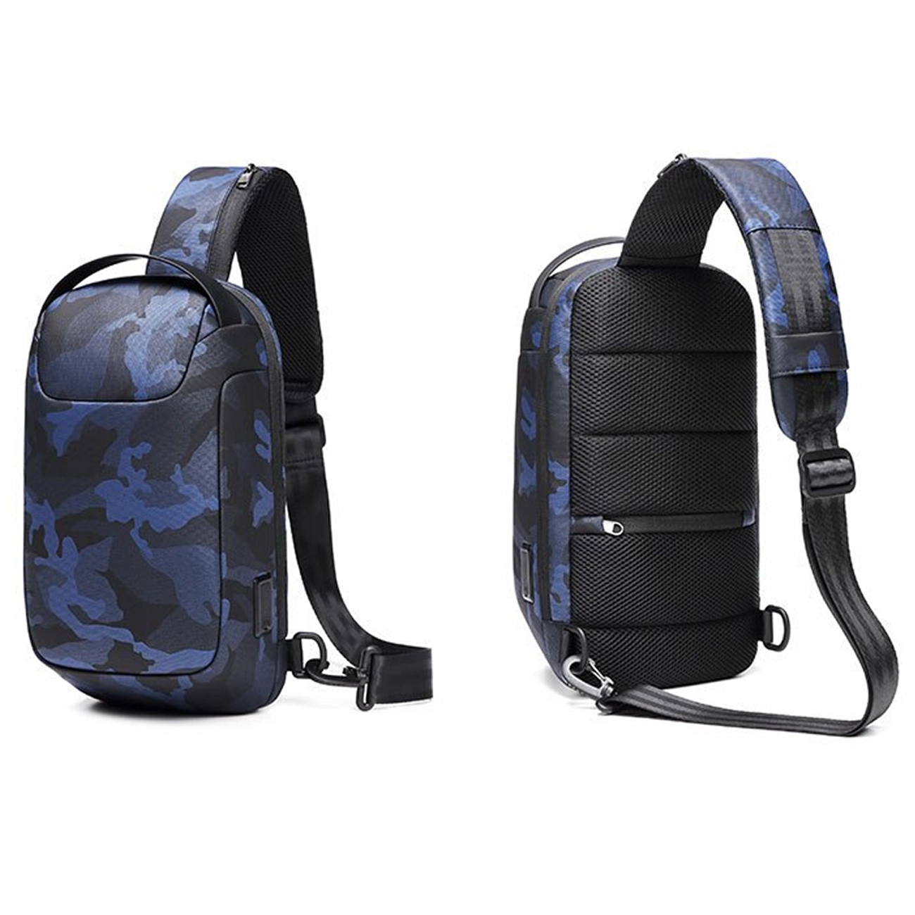 کیف کراس بادی کوتسی COTECi مدل OT-037 ضدآب با پورت USB و قفل ضد سرقت (11)