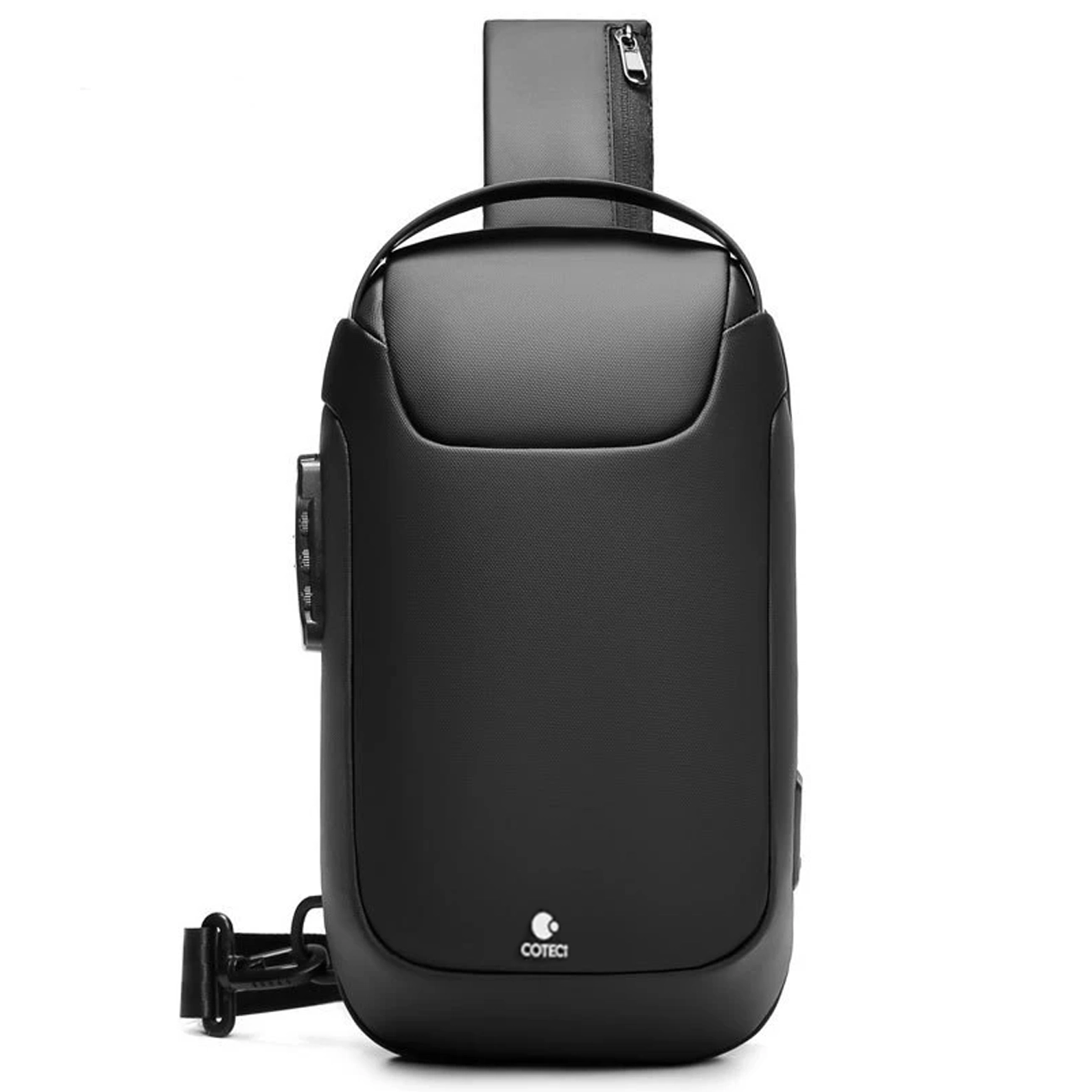 کیف کراس بادی کوتسی COTECi مدل OT-037 ضدآب با پورت USB و قفل ضد سرقت (2)