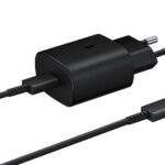 شارژر اصلی سوپرفست 25 وات سامسونگ دو پین با کابل تایپ سی Samsung Travel Adapter Charging EP-TA800 25W