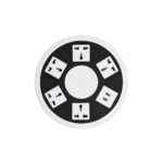 چندراهی 5 سوکت به همراه پورت تایپ A گرین لاین مدل Green Lion 7 in 1 Power Socket 3250W, 5AC Universal Outlet 2USB Ports