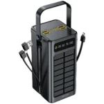 پاوربانک 60000 هزار 20 وات گرین لاین Green Lion Solar X 60000mAh Power Bank PD 20W GNSOL50PB60BK