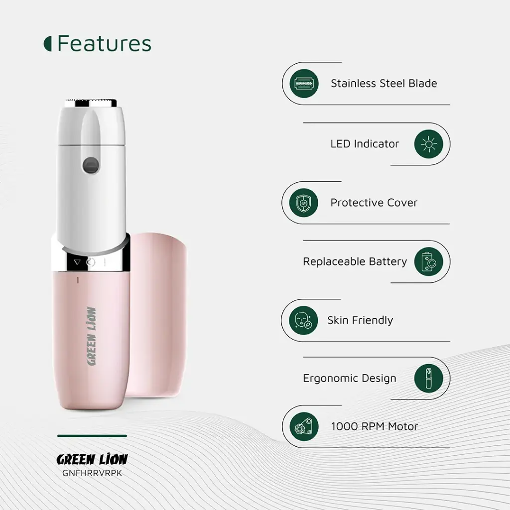 Green Lion Facial Hair Remover - Pink (1)