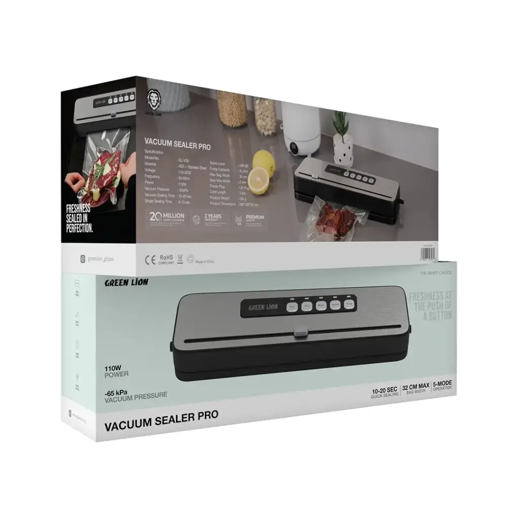 Green Lion Vacuum Sealer Pro - Black