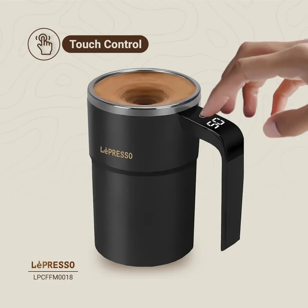 LePresso Stirmagic Auto Stirring Mug - Black (2)