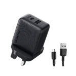 شارژر دیواری 18 وات اورایمو به همراه کابل لایتنینگ مخصوص ایفون مدل oraimo Cannon 18D 18W