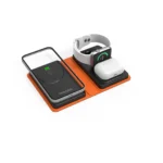 استند شارژ وایرلس 8000 هزار پرودو مدل Porodo 8000mAh Folding 4-Device Charger PD-FWCH051-BK