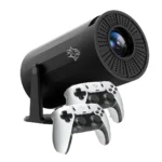 ویدئو پرژکتور با قابلیت کنسول بازی به همراه گیم پد پرودو مدل Porodo Gaming Projector with Controllers PDX639