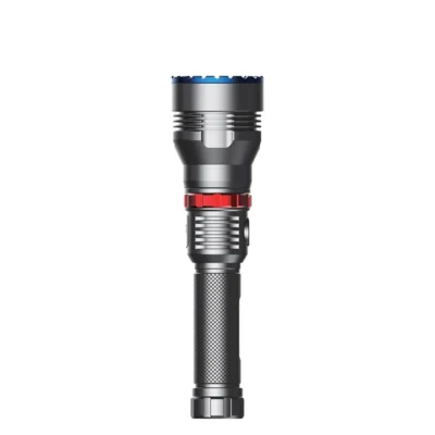چراغ قوه حرفه ای ضد آب و پر نور پاورولوژی Powerology 4000mAh Waterproof LED Flashlight PPBCHA64-BK
