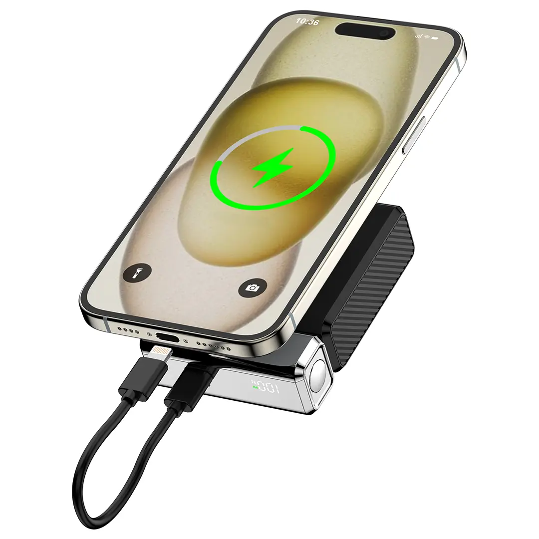 Porodo Chrome Volt 10000mAh Power Bank - Black (2)